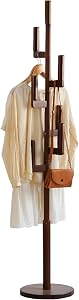 VavonaTorive Bamboo Cactus Coat & Clothes Rack Stand, Standing Freestanding Clothing R