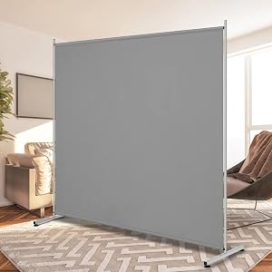 RANTILA Single Large Panel Room Divider, Privacy Screen for Office, Partition Separators,