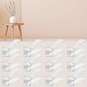 FENRUNXU Shoe Slots Organizer for Closet,12PACK Shoe Stacker Shoe Rack Organizer for Close